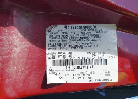 2011 Ford Focus Se from USA, damaged, VIN 1FAHP3FNXBW111471